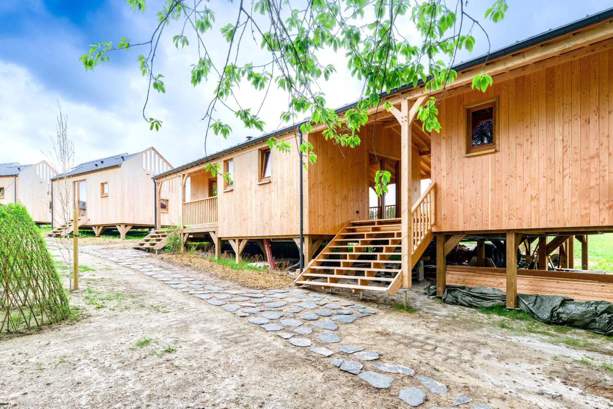 Les Cabanes Champetres - Le Domaine Des Trois Tilleuls Villers-la-Ville Dış mekan fotoğraf
