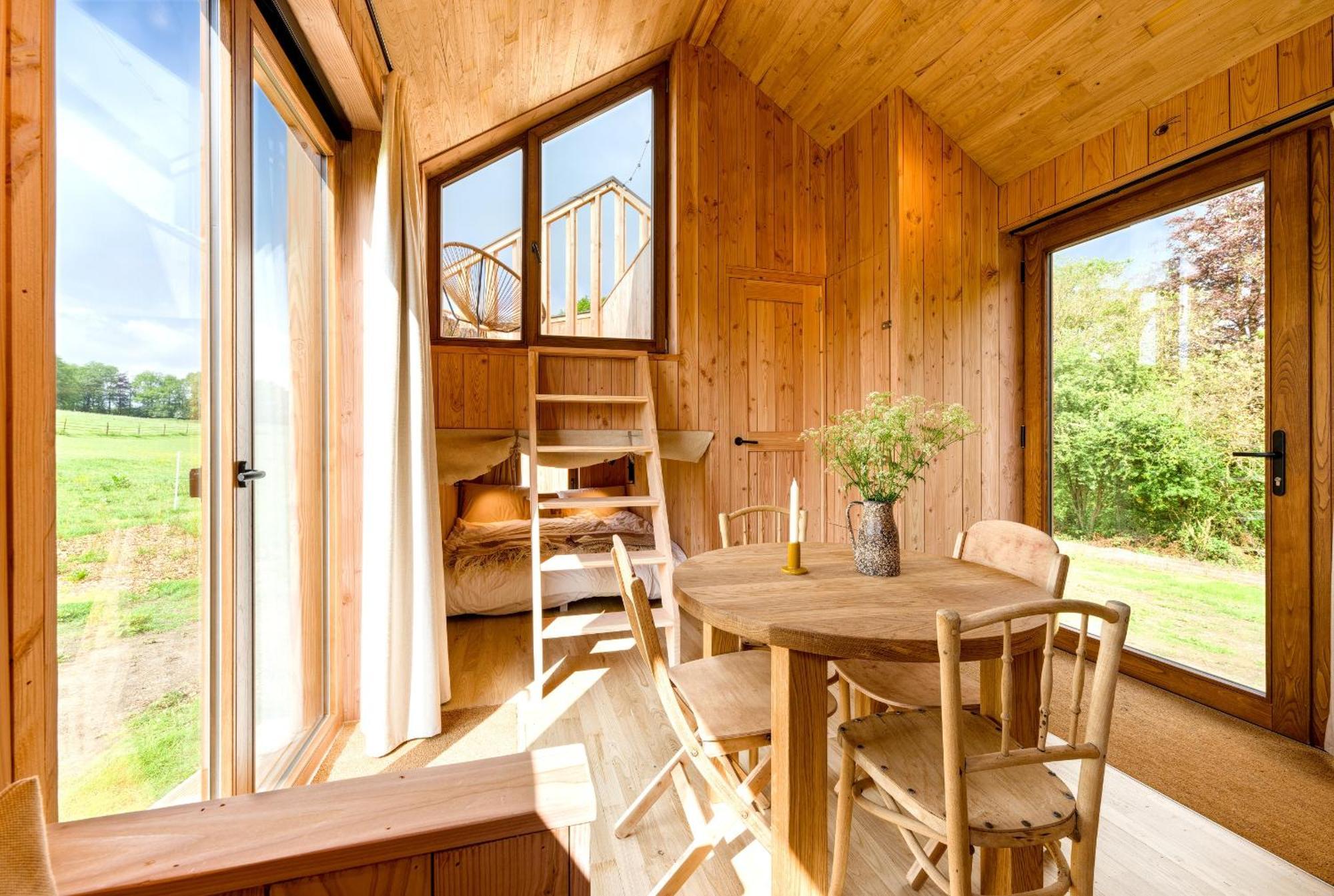 Les Cabanes Champetres - Le Domaine Des Trois Tilleuls Villers-la-Ville Dış mekan fotoğraf